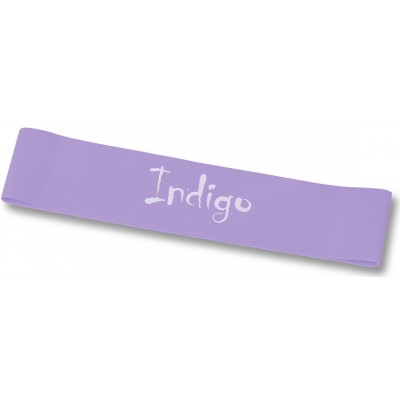 Эспандер Лента латекс замкнутая INDIGO LIGHT (2-5 кг) 6004-1 HKRB 46*5*0.035см Сиреневый